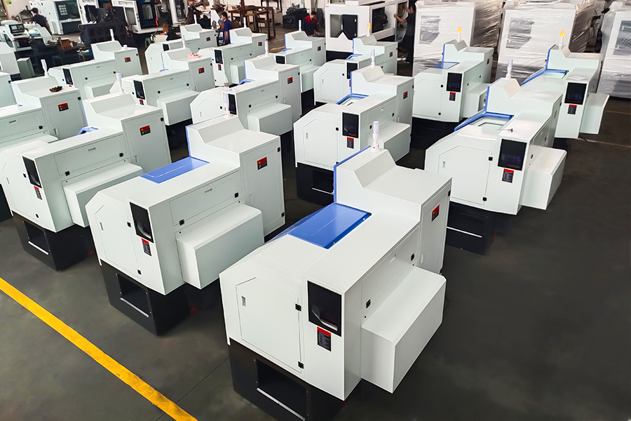 استكشاف الدقة: السرير المائل التلقائي الكامل مخرطة CNC