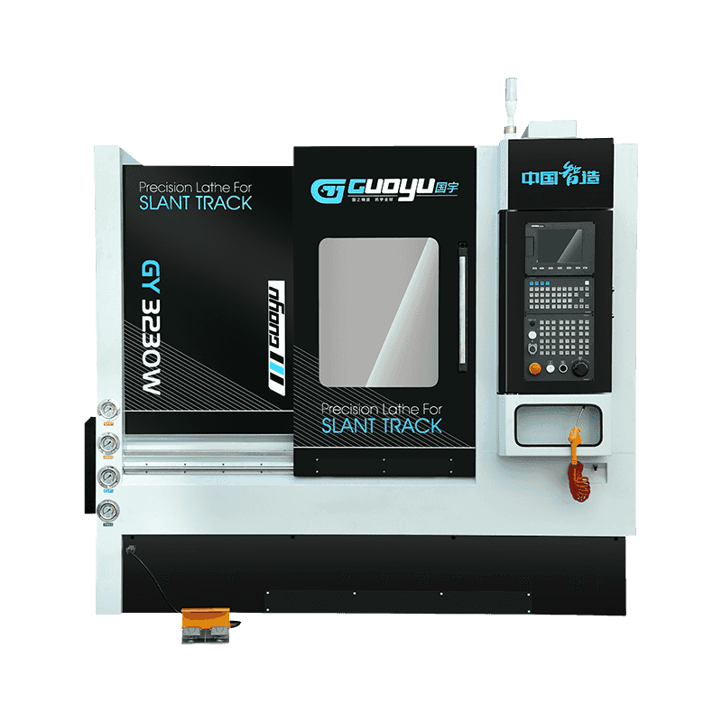 ملتصقة 45 درجة سكة سكة حديد مائلة مخرطة CNC مخرطة CNC
