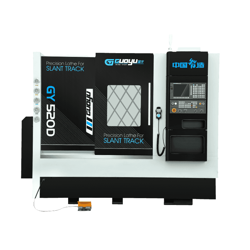ملتصقة مائلة للسكك الحديدية قطع البرج ، مخرطة CNC مخرطة CNC